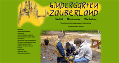 Desktop Screenshot of kiga-zauberland.de